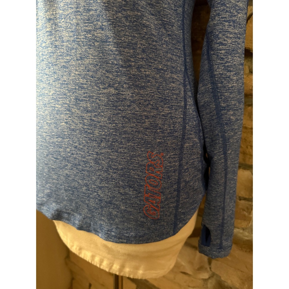 Nike Florida Gators Womens Small Blue Dri-FIT Quarter Zip Pullover Space Dye - Picture 3 of 11